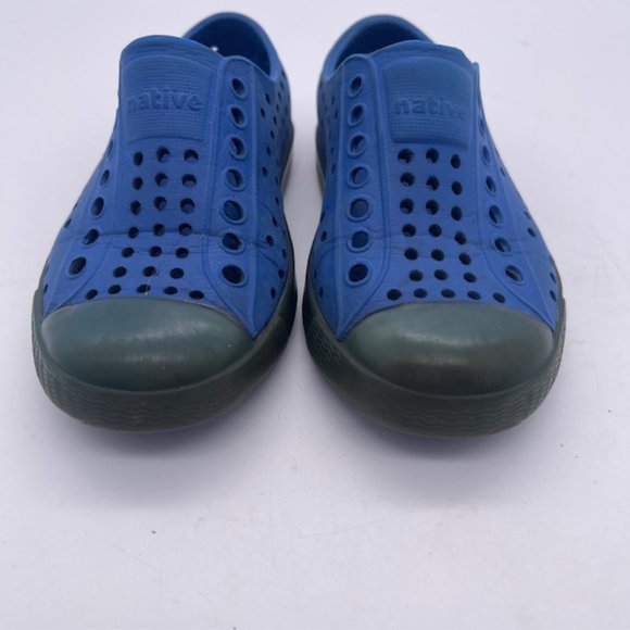 Native Jefferson Size C8 8 Navy Blue Toddler Slip On Shoes - Picture 10 of 11
